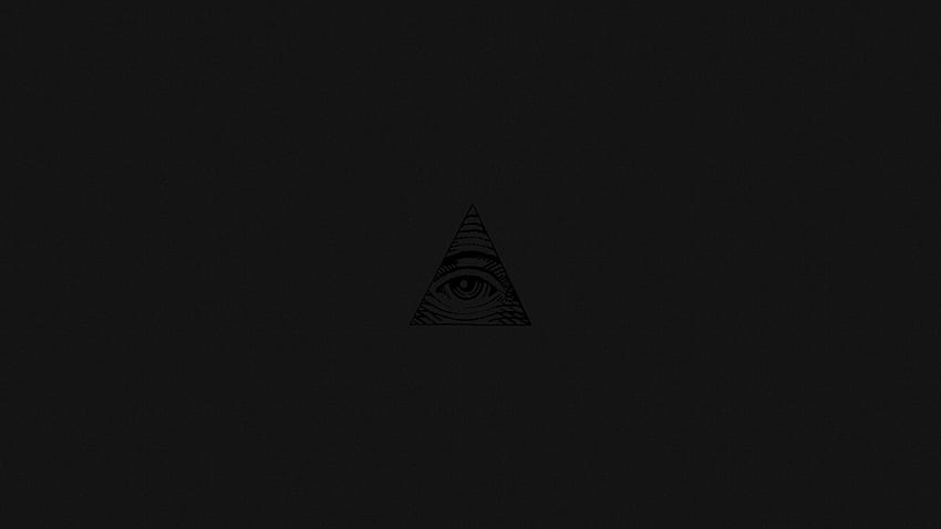 Illuminati Pyramid on ..dog, Illuminati Black HD wallpaper