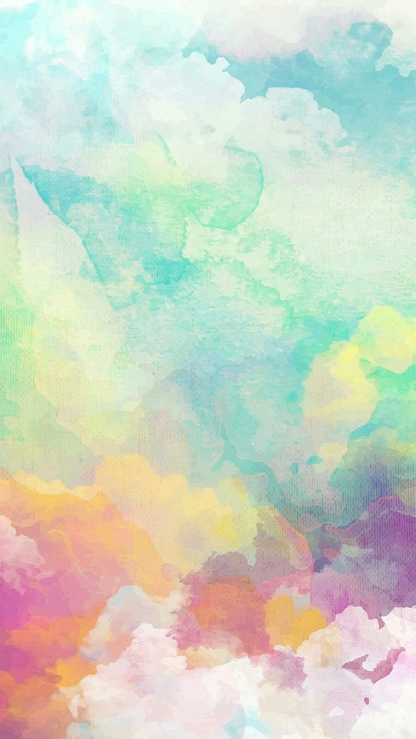 Aquarela, fundo pastel, aquarela estética Papel de parede de celular HD