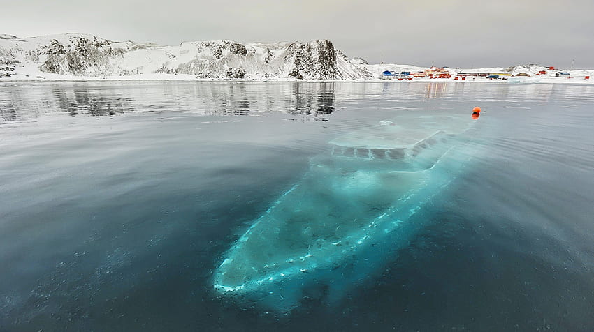 Ship Wreck, marine, boat, wreck, ship, snow, underwater, water, ocean HD wallpaper