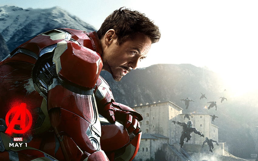 Avengers Age Of Ultron Iron Man - Железният човек HD тапет