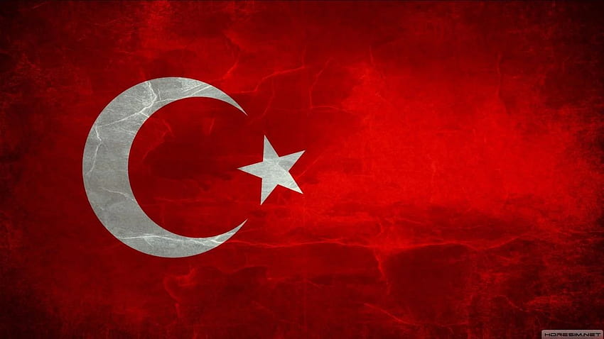 Bendera Turki Turki. Wallpaper HD