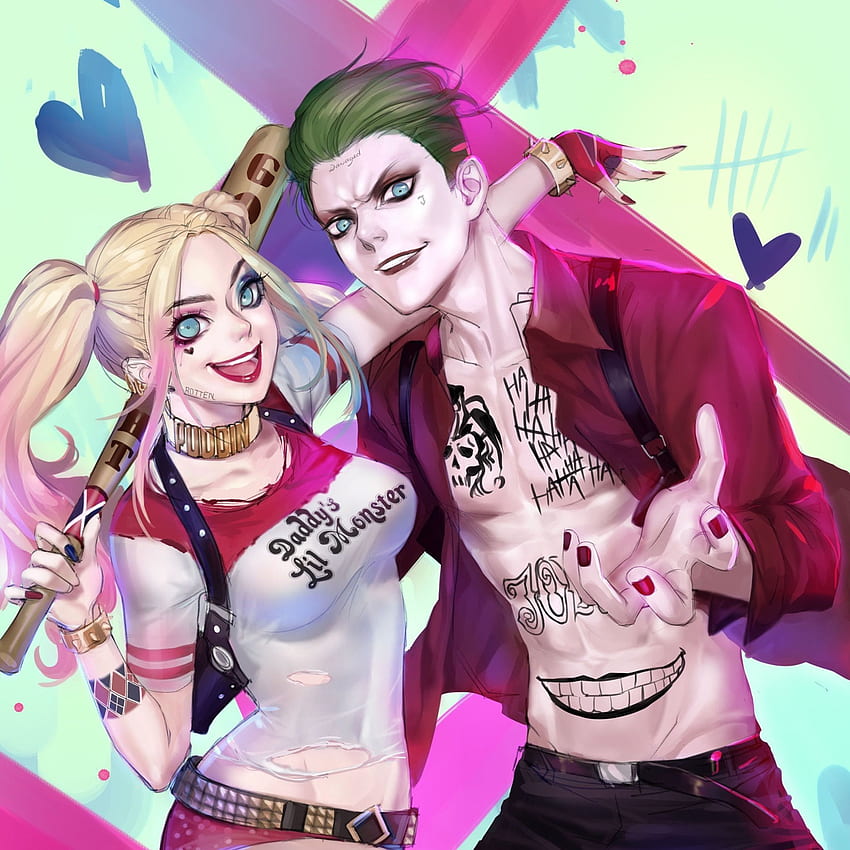 Harley Quinn and Joker background, Joker and Harley Quinn Suicide Squad ...