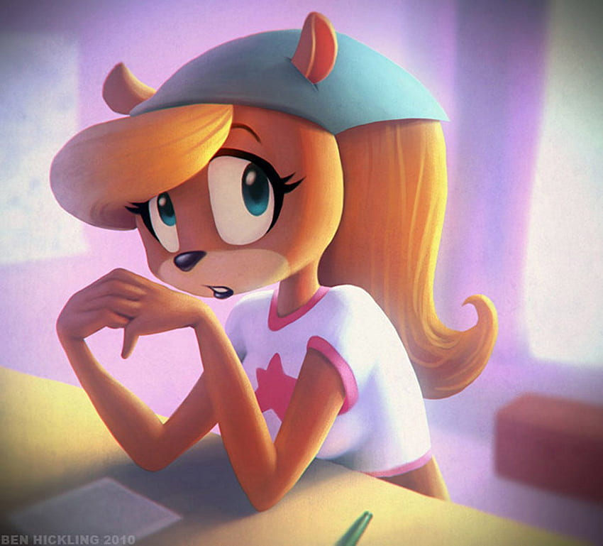 Coco Bandicoot and Background HD wallpaper