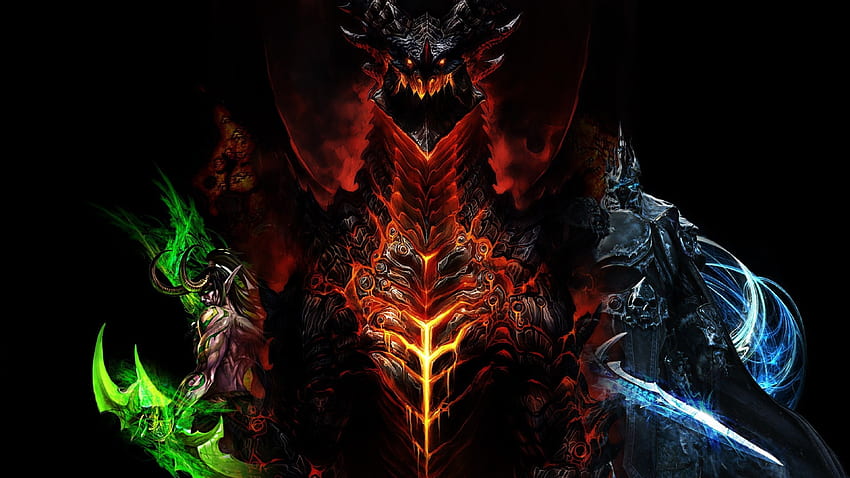 Preview world of warcraft, dragon, characters, faces HD wallpaper
