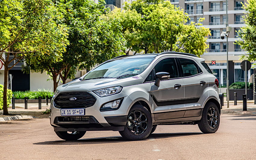 Ford EcoSport Black, , crossovers, 2022 cars, ZA-spec, 2022 Ford EcoSport, american cars, Ford HD wallpaper