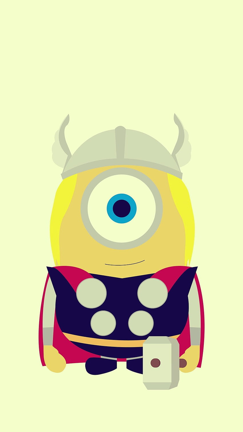 Funny Thor Minion Avengers iphone 6 plus - 2014 Halloween, Despicable Me HD phone wallpaper
