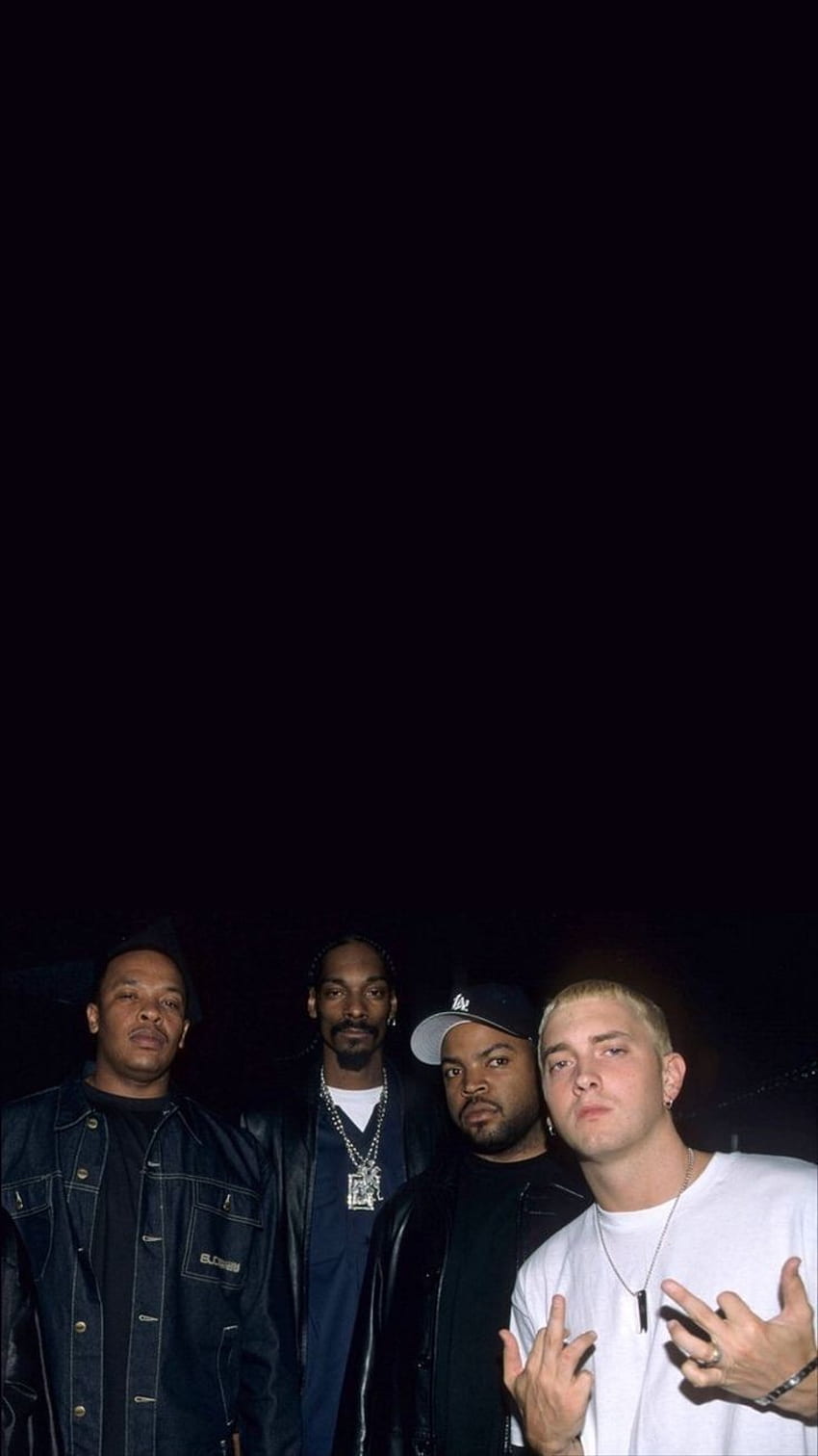 eminem with dre,snoop, leather_jacket, midnight HD phone wallpaper