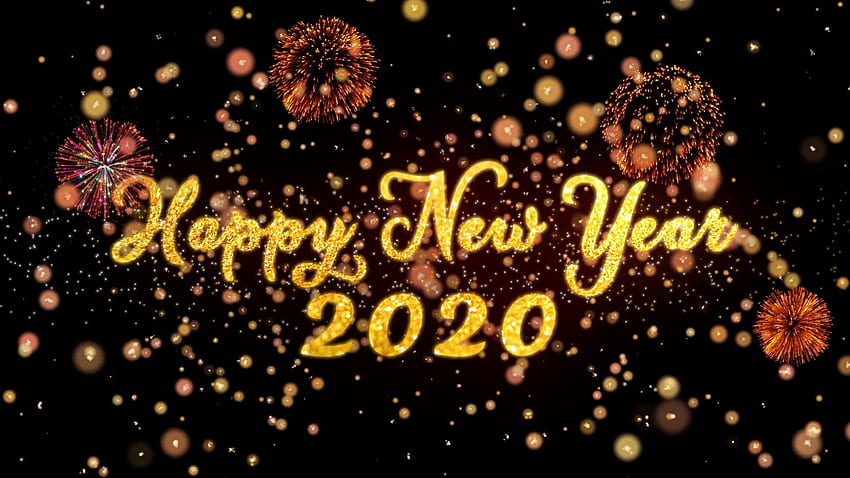 Ein schönes neues Jahr 2020, um Ihr frohes neues Jahr 2020 zu verschönern HD-Hintergrundbild