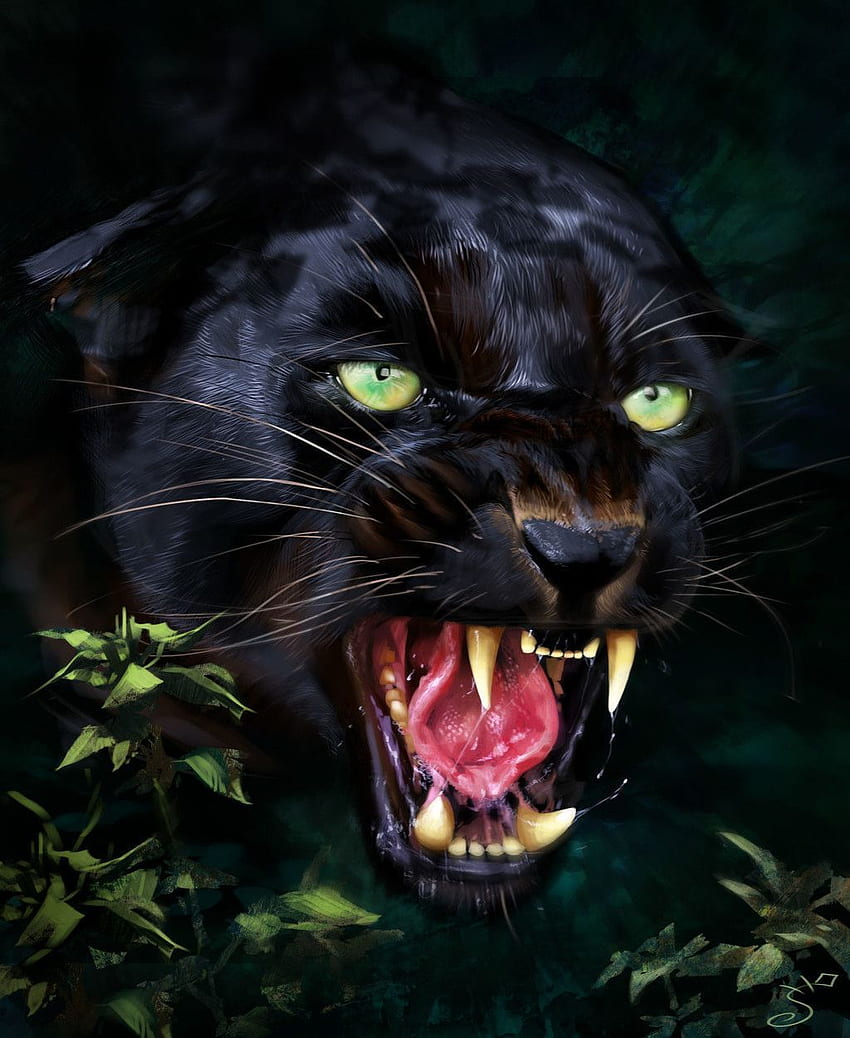Jaguar Black Panther Animal iPhone - .idokeren, Black Panther Animal HD тапет за телефон
