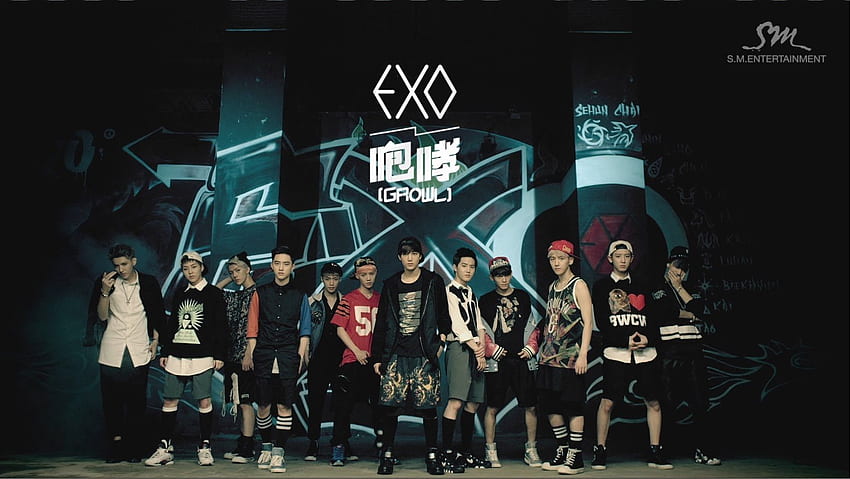 EXO_으르렁 (Growl)_Music Video Teaser (Chinese ver.). Exo , Exo, Kpop HD wallpaper