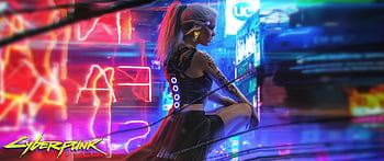 Ciri Cyberpunk 2077 (modified by me). 3440 x 1440 : , Cyberpunk