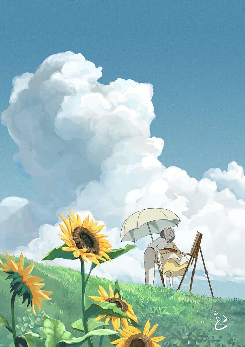 ArtStation — studium malarstwa fanartowego The Wind Rises, Dhang Ayupratomo. Grafika Ghibli, sceneria anime, tło Studio ghibli Tapeta na telefon HD