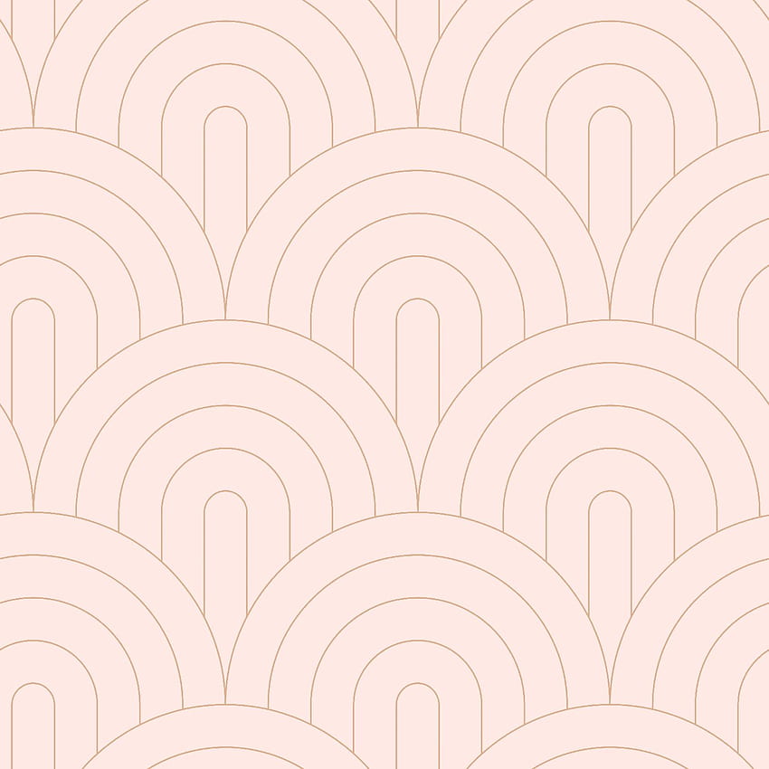 ピンク ゴールデン アーチ アール デコ - Funkywalls - ヴィンテージとモダンなデザインのウェブショップ, Pink Art Deco HD電話の壁紙