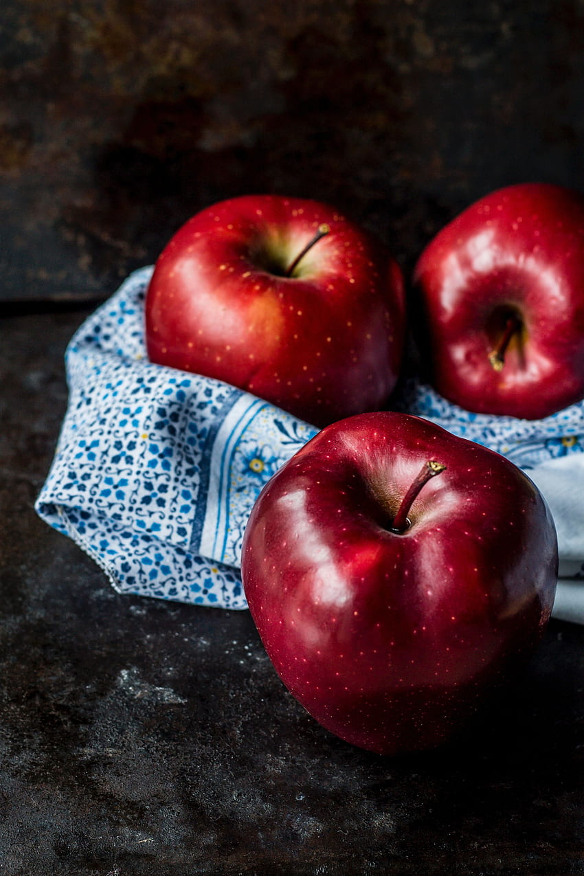 Jabłka, Owoce, Jedzenie, Dojrzałe Tapeta na telefon HD