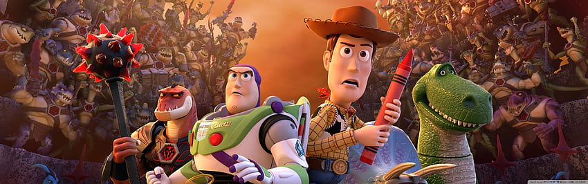 Toy Story That Time Forgot ❤, podwójny monitor Disney Tapeta HD