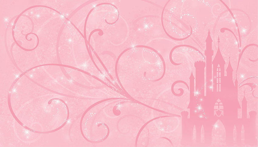 Zamek księżniczki Disneya, różowy zamek księżniczki Tapeta HD