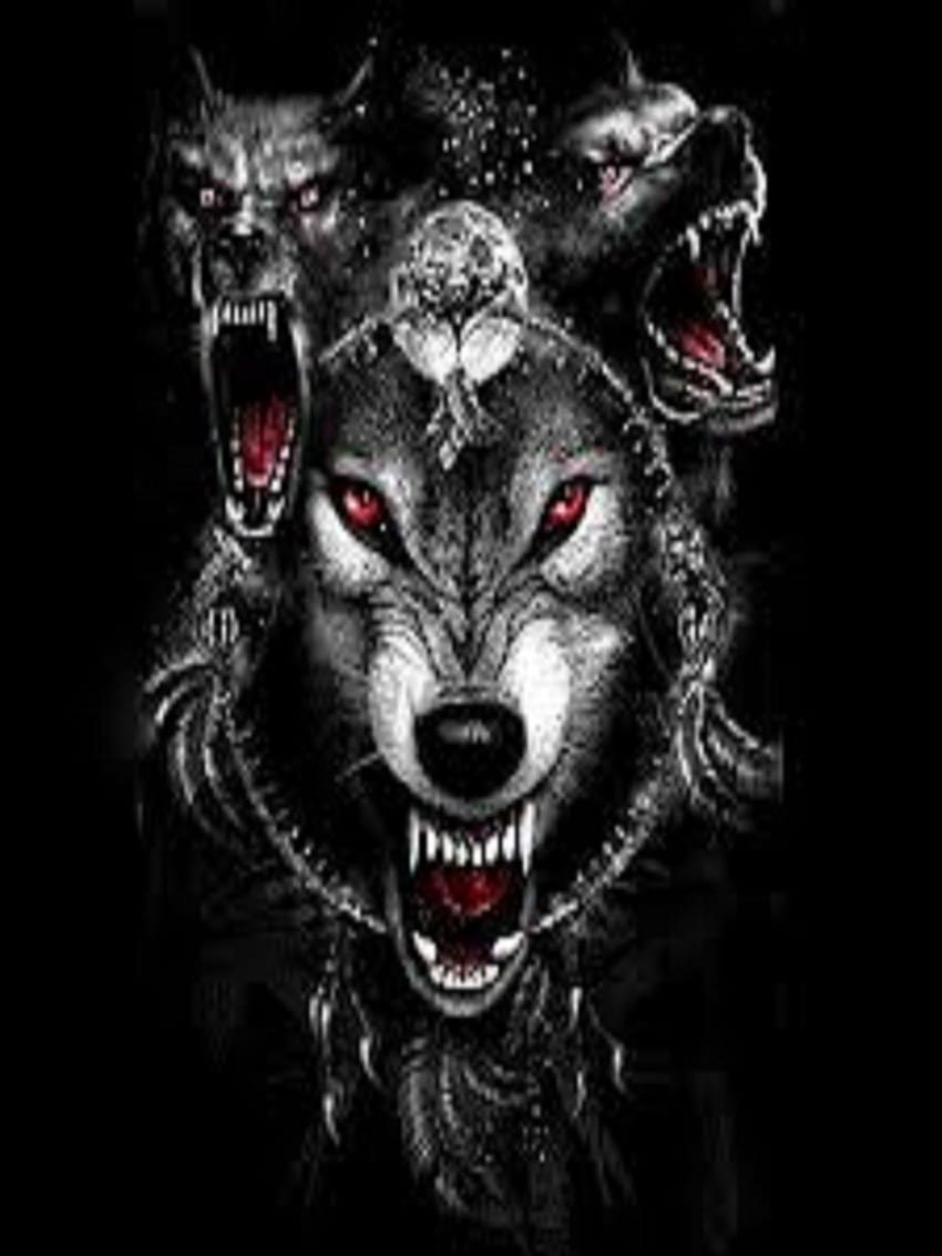 Dark Serigala - Wolf Triad, di Jakpost, Dark Wolves wallpaper ponsel HD
