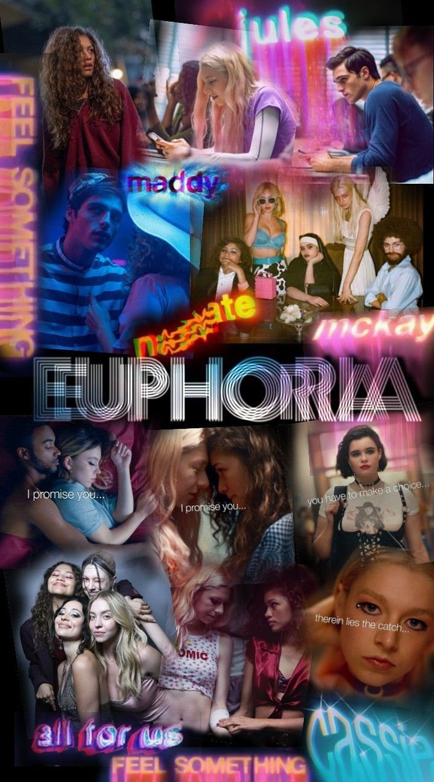 Euphoria serisinden ilham alan HD telefon duvar kağıdı