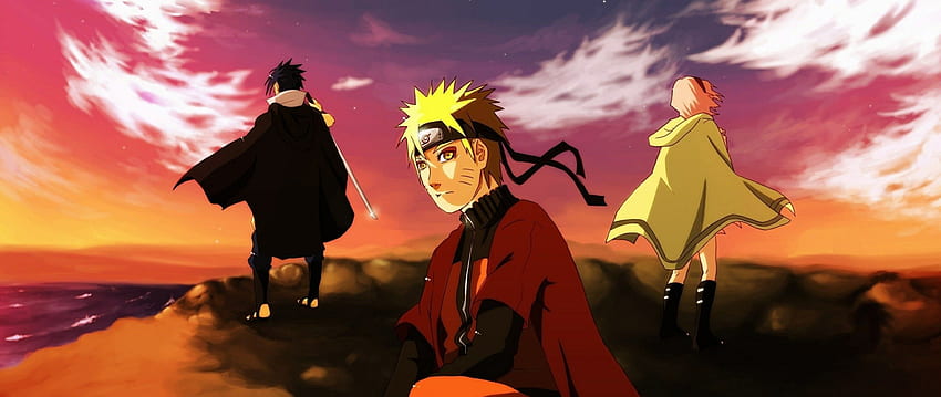 Naruto, Team 7, Sasuke, Sakura - Maiden, 2560 X 1080 Naruto HD wallpaper