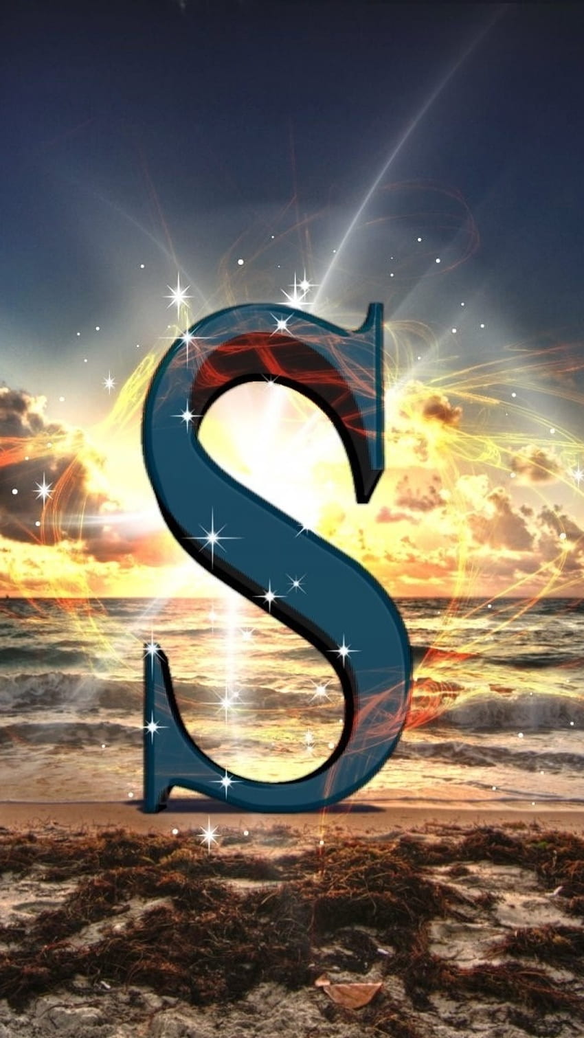 S For Lively, Alphabet Letter, Beautiful Background, beautiful ...