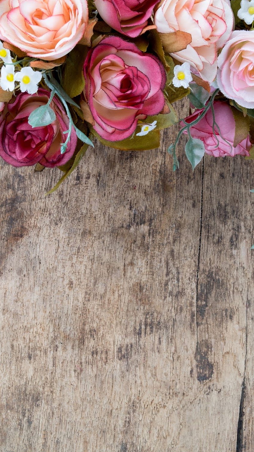 Vector Floral and Background., Wooden Floral HD phone wallpaper
