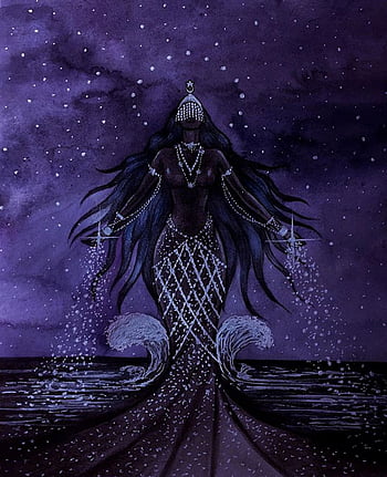Image result for yemaya symbol tattoo  Mermaid tattoos Mermaid art  Mermaid artwork