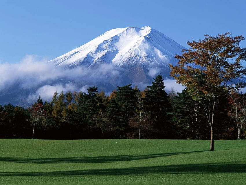 Fuji-Berg, Fuji, Japan, Berg HD-Hintergrundbild