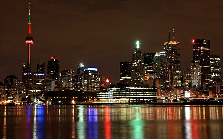 Amazing Toronto Canada Night View High Resolution - Toronto Night Skyline  Background HD wallpaper | Pxfuel
