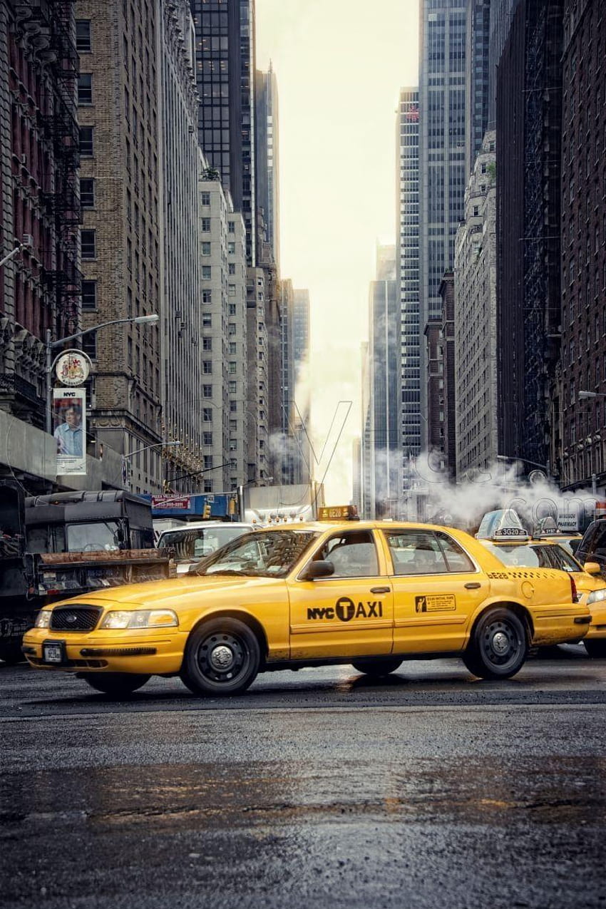 Taxi di New York, taxi di New York Sfondo del telefono HD