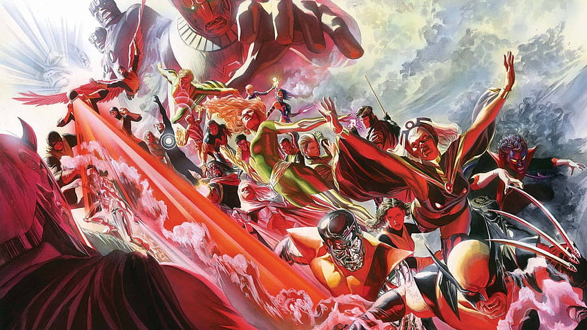 Alex Ross, Seni, Keajaiban, Pahlawan Super, X Men Wallpaper HD