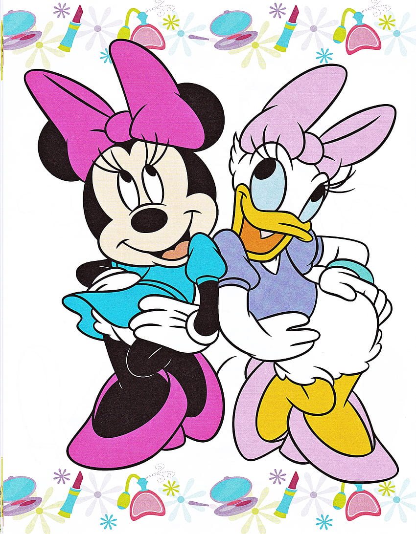 Walt Disney - Minnie Mouse y Daisy Duck - Personajes de Walt Disney fondo de pantalla del teléfono
