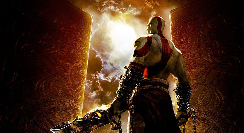 God of War: Chains of Olympus and Background HD wallpaper