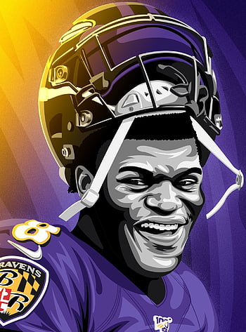 lamar jackson  Nfl football art, Lamar jackson, Ravens football