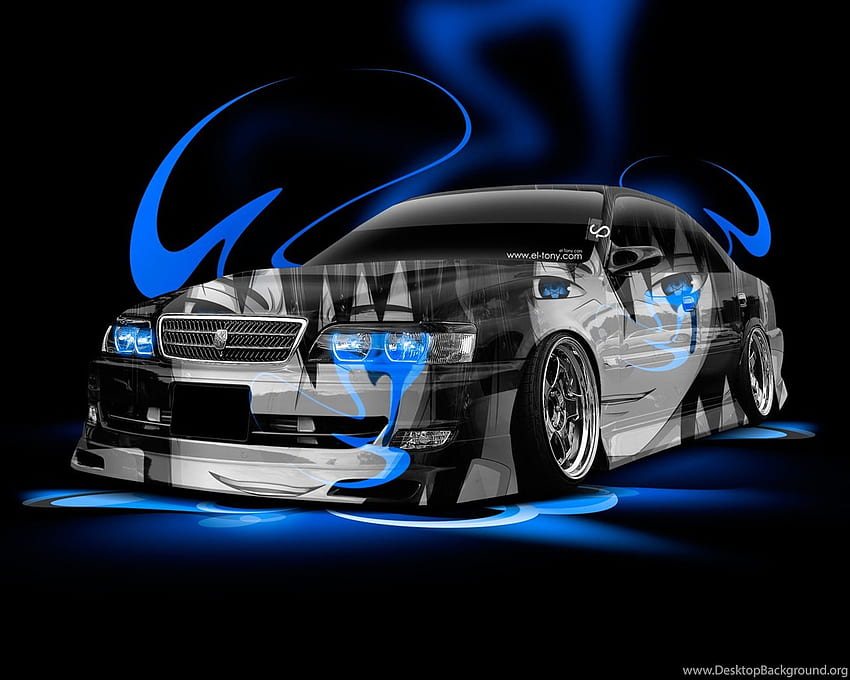 Toyota Chaser JZX100 Anime Aerography Car 2014 « El Tony Background, Toyota Chaser papel de parede HD