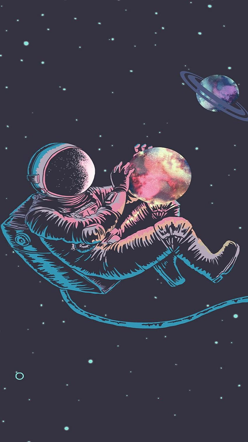 Cartoon Space - Best - Best, Cartoon Astronaut Space HD phone wallpaper