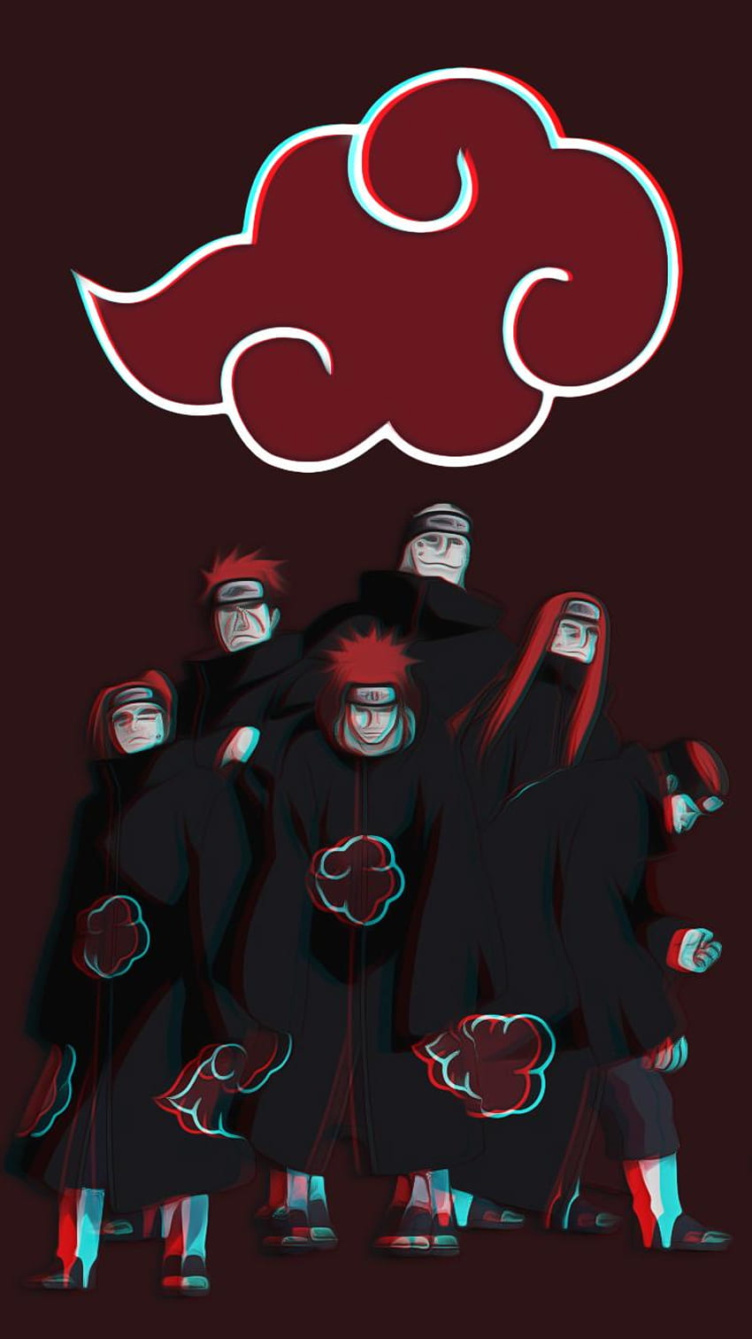 Akatsuki cloud  Akatsuki, Naruto wallpaper iphone, Wallpaper