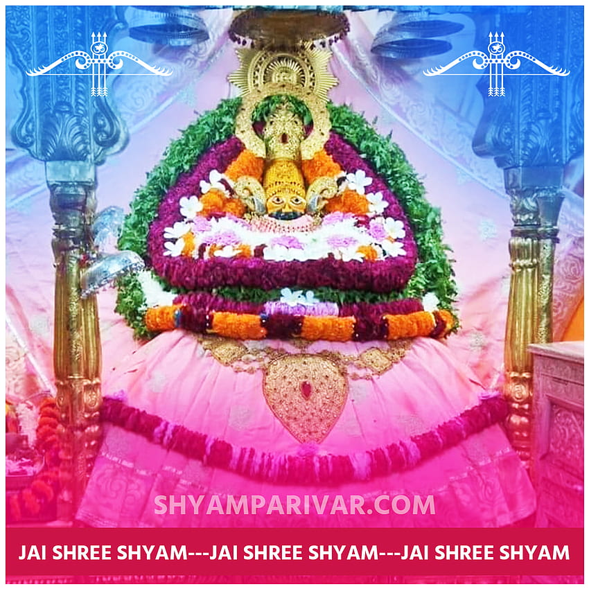 Khatu shyam ji darshan VIVERE oggi, e, Shyam Baba Sfondo del telefono HD