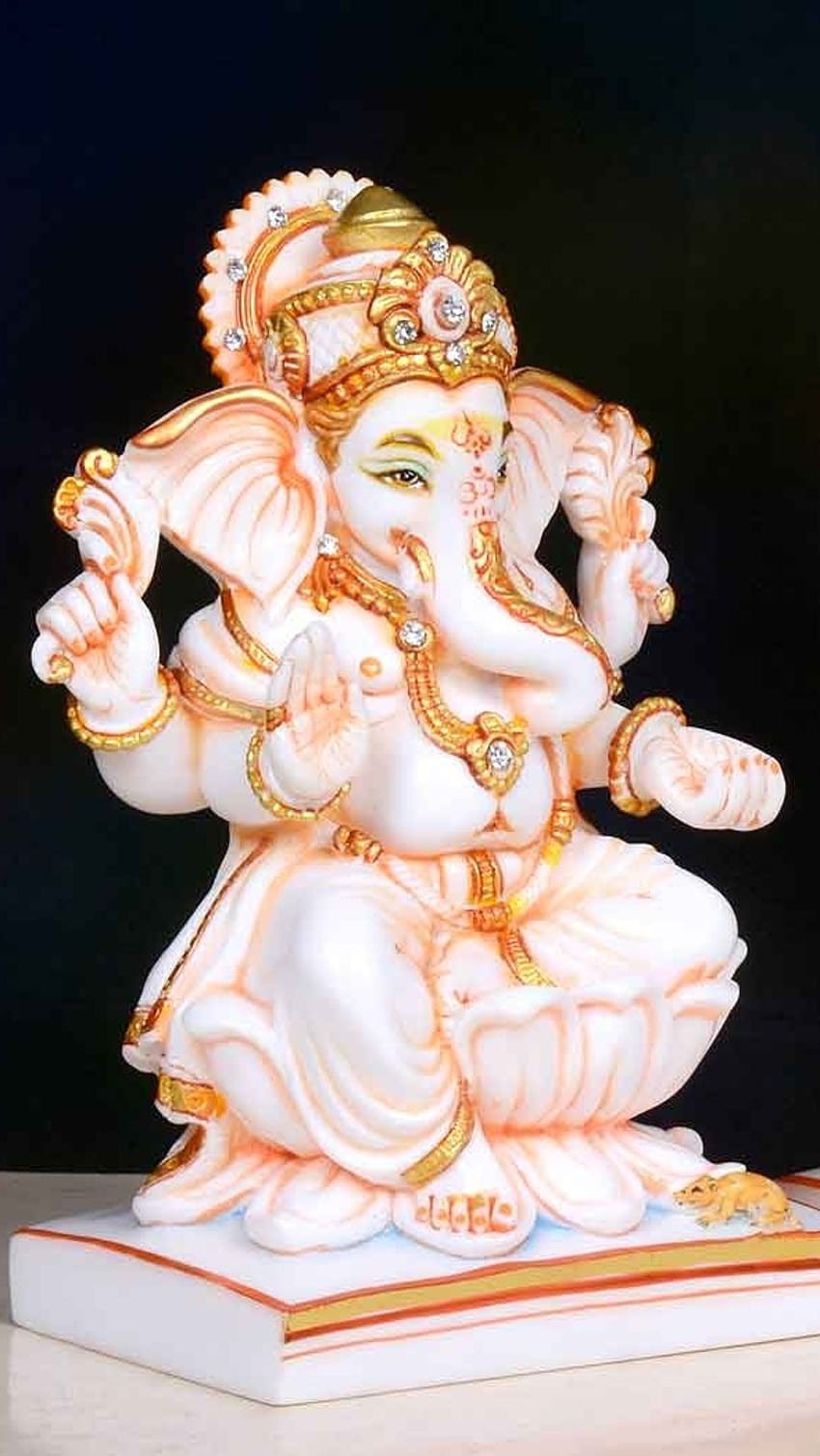 Lakshmi Ganesh, White, Marble Idol HD phone wallpaper | Pxfuel