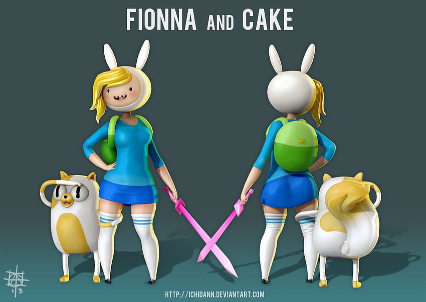 Adventure Time Fionna L'humaine Fionna, Fionna et Cake Fond d'écran HD