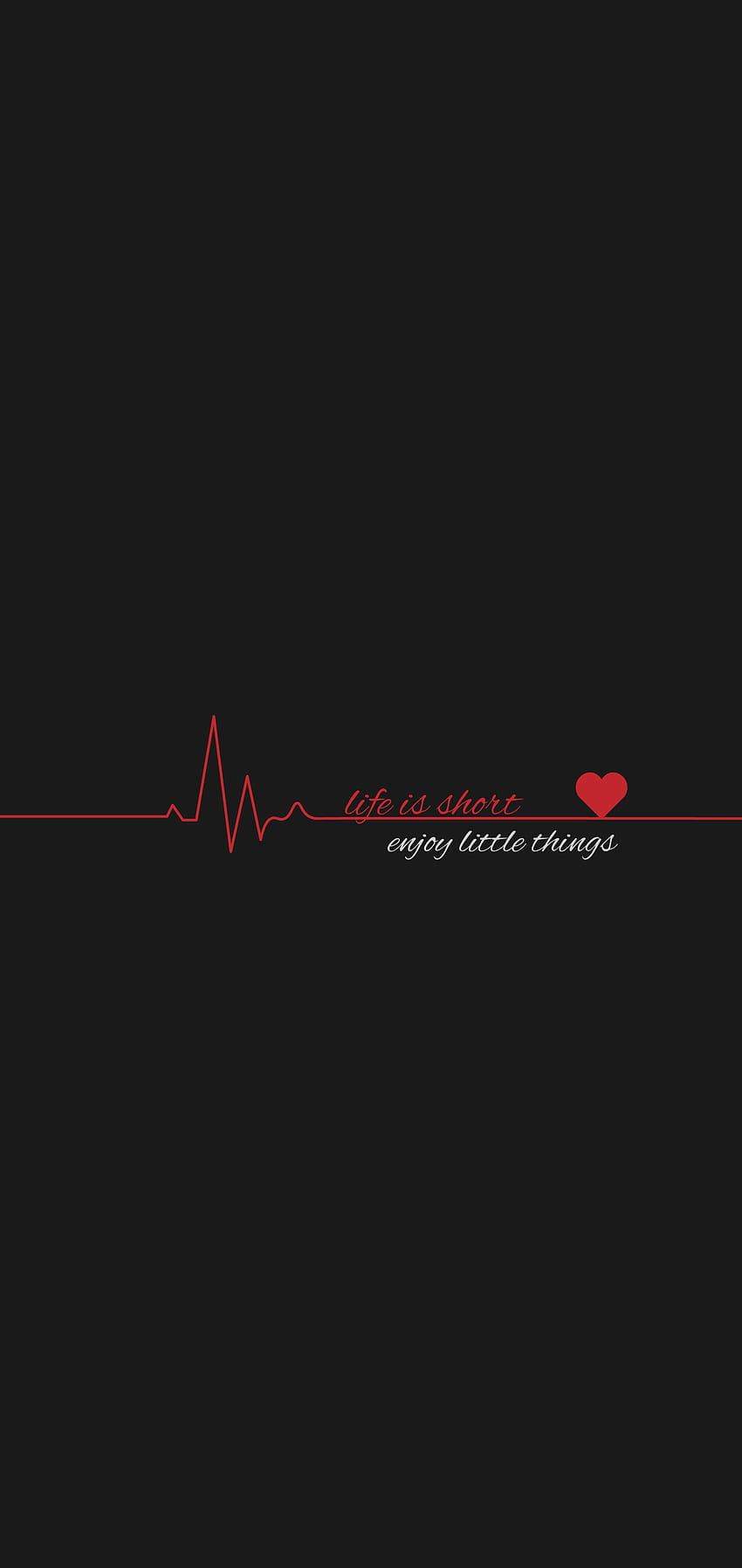 Download Red Heartbeat Graph Wallpaper | Wallpapers.com