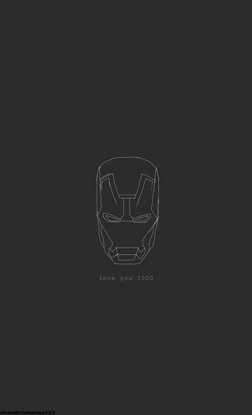 Iron Man Aesthetic , (), (Android IPhone) (2020), Iron Man Black and White HD phone wallpaper