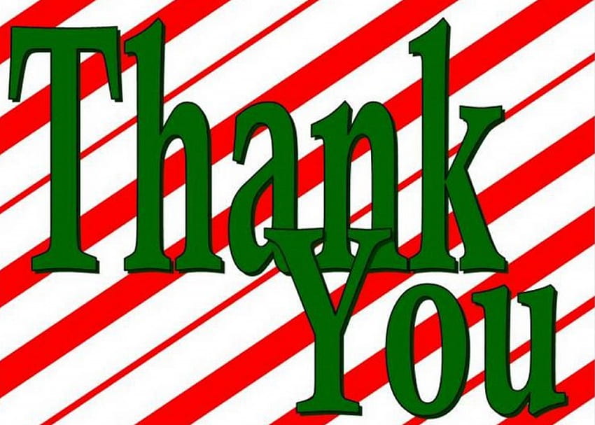 ≡ Gratitude de Noël ≡, mots, blanc, couleurs, gratitude, merci, rayures, vert, noël, rouge Fond d'écran HD
