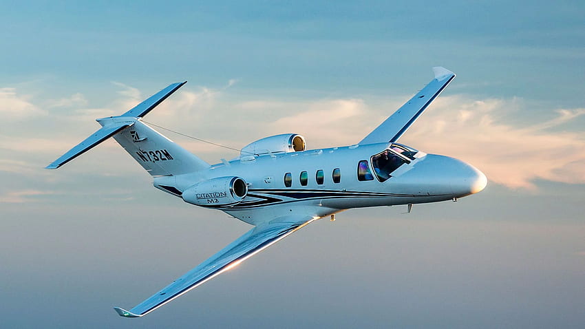 Cessna Citation M2: bardzo użyteczny osobisty odrzutowiec dla pilotów-właścicieli. Financial Times Tapeta HD