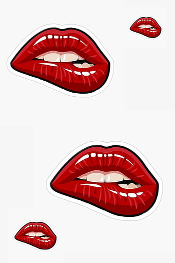 Cartoon red lips HD wallpapers | Pxfuel
