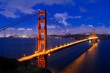 Cầu cảng Golden Gate (Golden Gate bridge): \