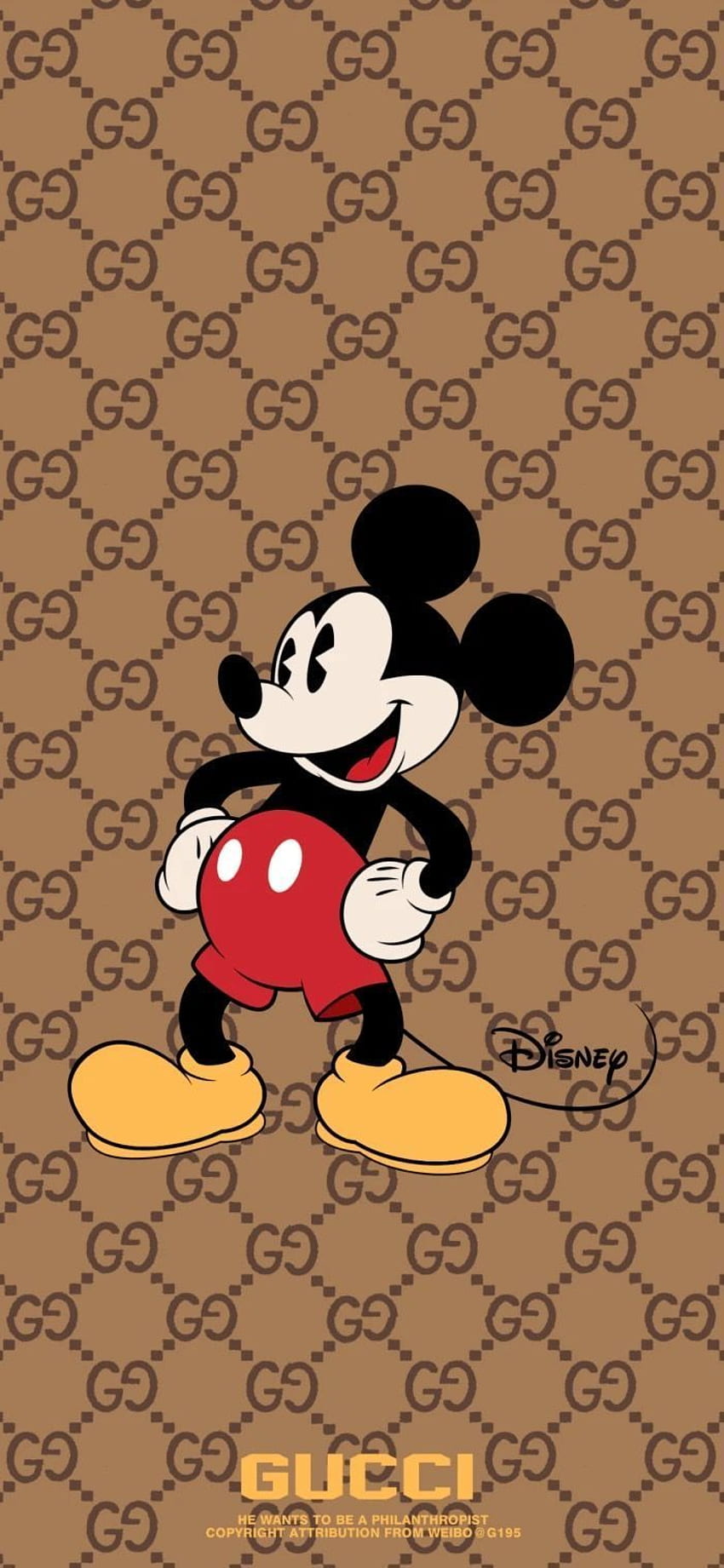 Mickey Gucci, Mickey Mouse Gucci HD phone wallpaper | Pxfuel