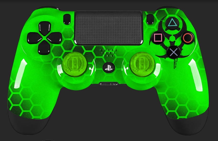 Be creative. No limits. No rules. Have fun. Video games xbox, Ps4 controller skin, Ps4 controller custom, Green PS4 Controller HD wallpaper
