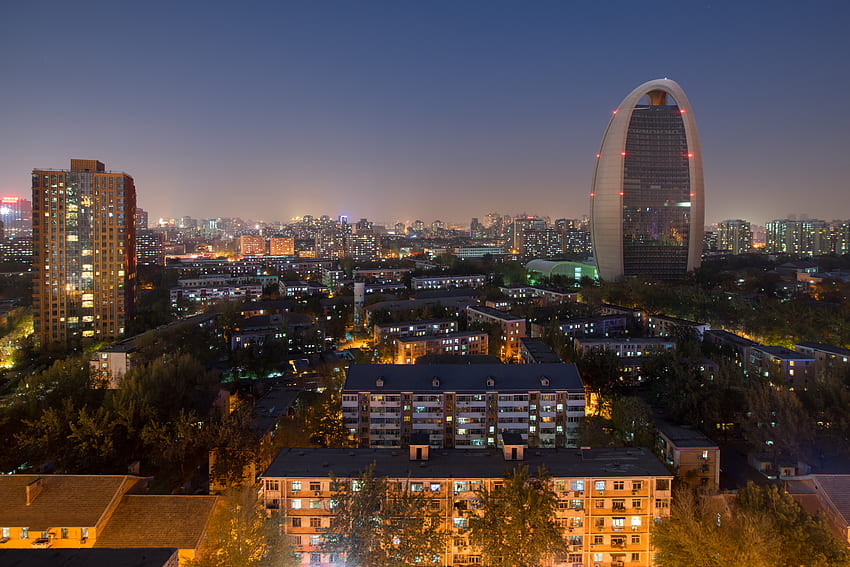 Beijing's Eastern Skyline Ultra . Background . HD wallpaper