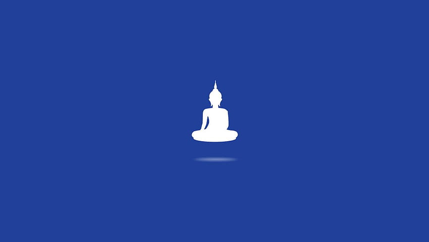 Wer ist der Buddha? - Die Geschichte von Siddhartha Gautama, minimalistischer Buddhist HD-Hintergrundbild
