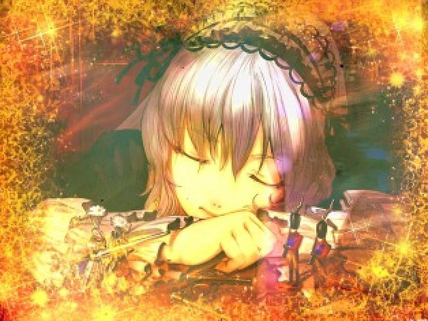 Sleep Well Doll, doll, anime, rozen maiden, other, cute, girl, sleep HD wallpaper
